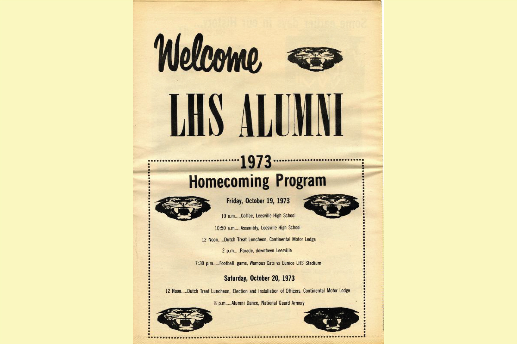 Homecoming 1973